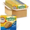 belVita Breakfast Bars Biscuits, Blueberry, 30 Total Packs, 6 Boxes (4 Biscuits Per Pack)